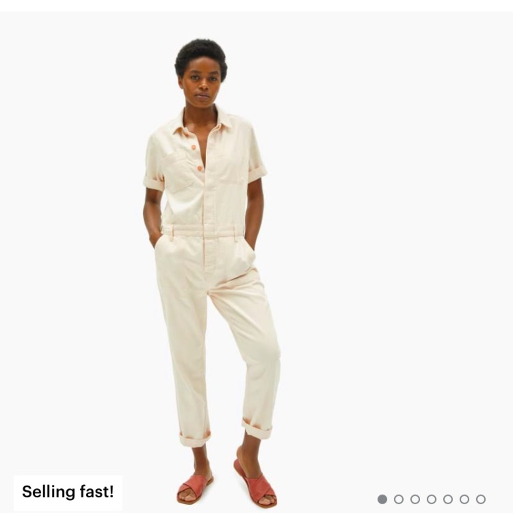Everlane super soft jean coverall/jumpsuit